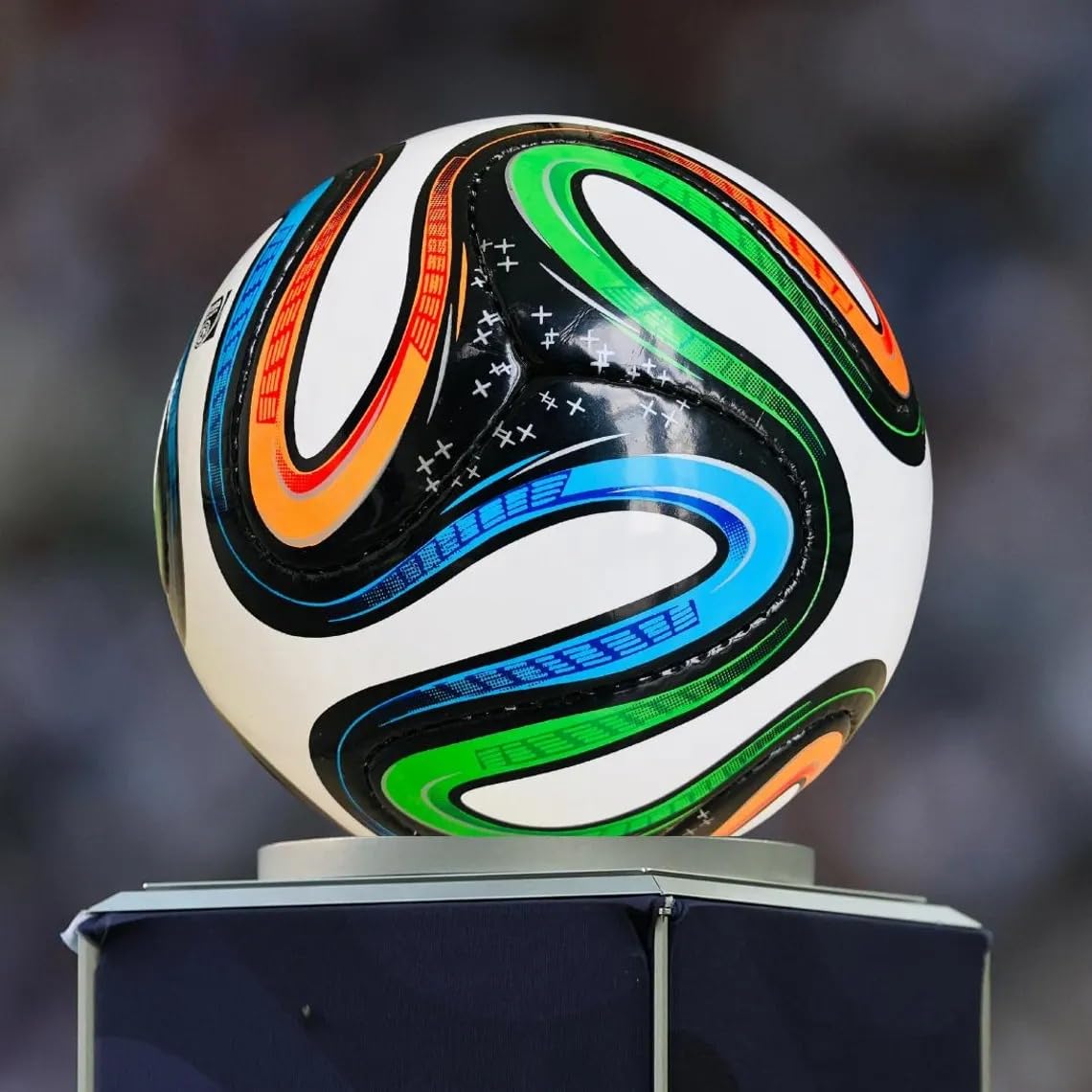 Brazkca 2014 World Cup Match Soccer Ball – Size 5 Football – Hand